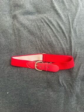 Red Elastic Waist Belt
